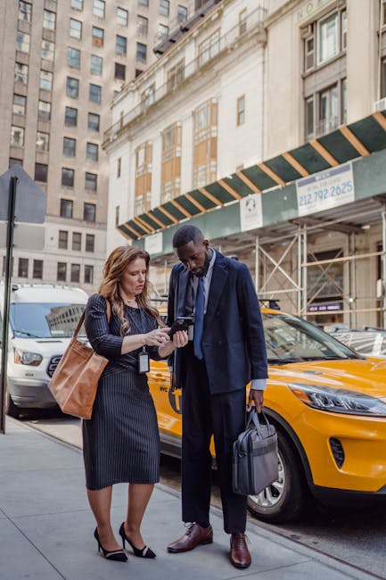 Strategic business planning and risk management diagram on a dark interface